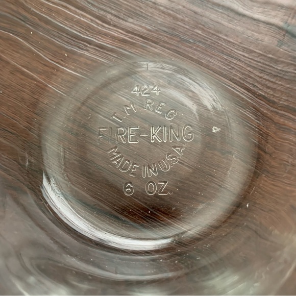 Vintage Fire King Cup Bowls - Picture 3 of 7